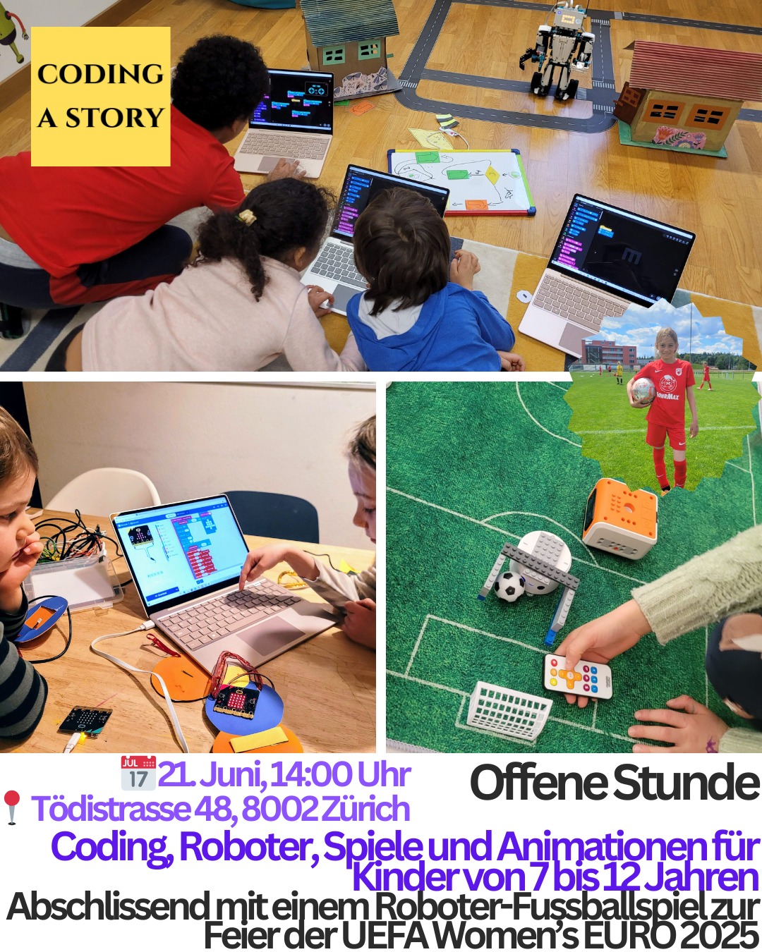 Offene Stunde Coding 7-12 Jahre Alt
